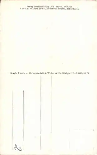 Ak Astheim Volkach in Unterfranken, Fliegeraufnahme