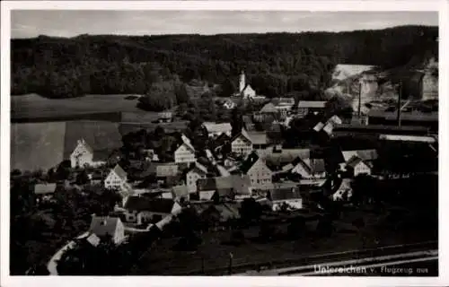 Ak Untereichen Altenstadt an der Iller, Fliegeraufnahme