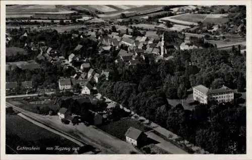 Ak Eichtersheim im Kraichgau Baden, Fliegeraufnahme