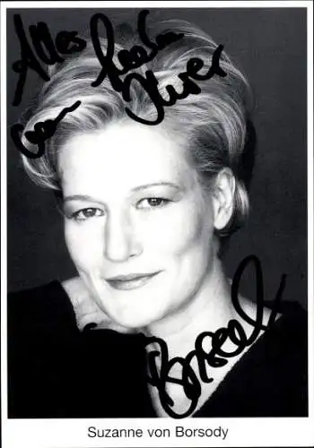 Ak Schauspielerin Suzanne von Borsody, Portrait, Autogramm