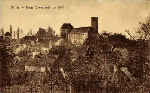 Ak Bad Belzig in Brandenburg, Burg Eisenhardt um 1860