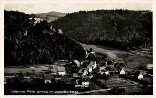 Ak Veilbronn Heiligenstadt in Oberfranken, Panorama, Jugendherberge