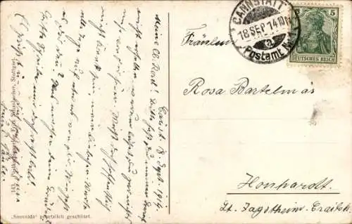 Ak Stuttgart in Württemberg, Anlagensee, Hoftheater