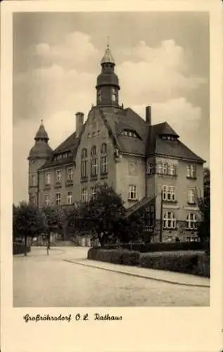 Ak Großröhrsdorf in Sachsen, Rathaus