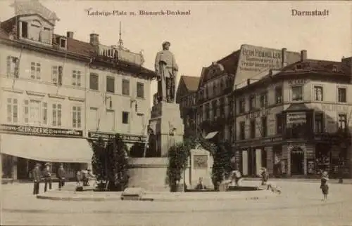 Ak Darmstadt in Hessen,