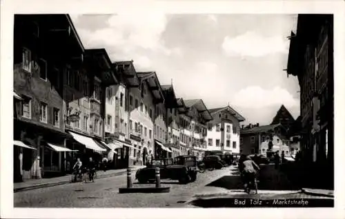 Ak Bad Tölz in Oberbayern, Marktstraße