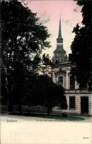 Ak Itzehoe in Holstein, Partie bei dem Klosterhof