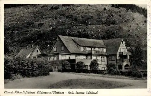 Ak Wildemann Clausthal Zellerfeld im Oberharz, Haus Bremer Schlüssel