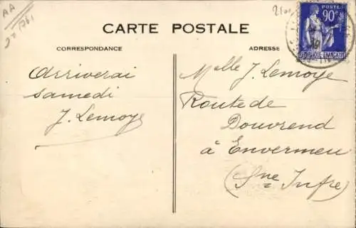 Ak Passagierschiff Ile de France, CGT