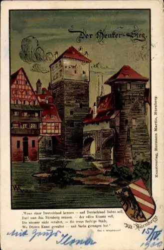 Litho Nürnberg, Henker-Steg, Wappen