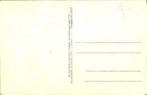 Ak Kiel, Rathaus, Stadttheater