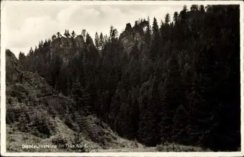 Ak Meura in Thüringen, Meurasteine
