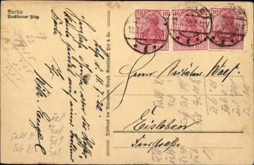 Ak Berlin Mitte, Potsdamer Platz