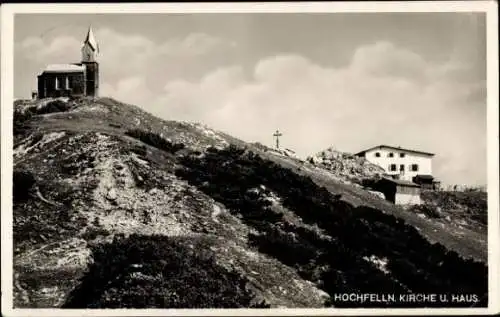 Ak Bergen im Chiemgau in Oberbayern, Hochfelln-Kirche