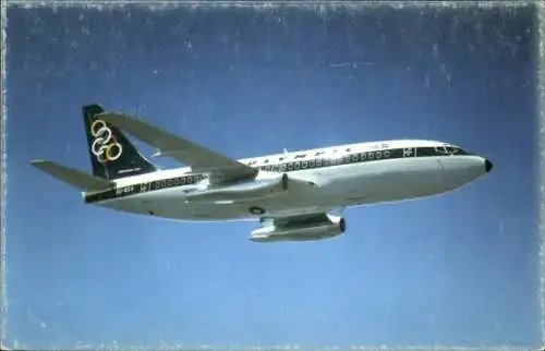 Ak Griechisches Passagierflugzeug, Olympic Airways, Boeing 737 200, SX BCA