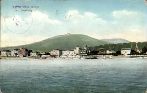 Ak Königswinter am Rhein, Petersberg, Teilansicht