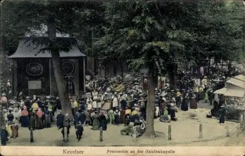 Ak Kevelaer am Niederrhein, Prozession, Gnadenkapelle