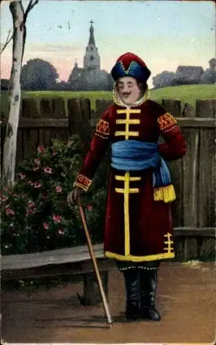 Ak Mann in ukrainischer Volkstracht, Portrait