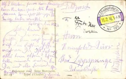 Ak Mann in ukrainischer Volkstracht, Portrait