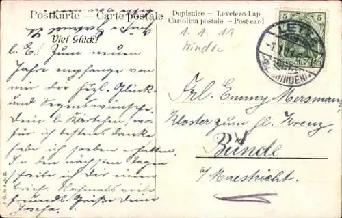 Ak Mädchen mit Rosenstrauß und Geldschein