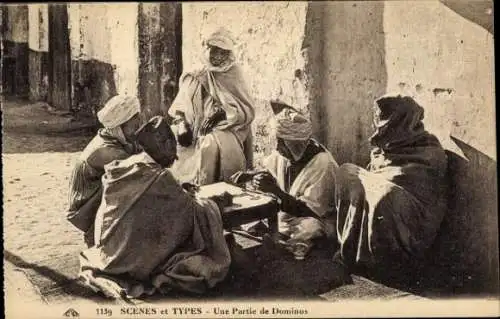 Ak Araber spielen Domino, Maghreb