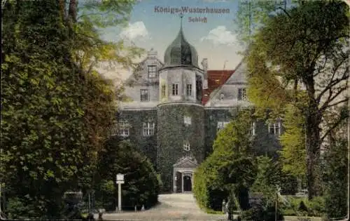 Ak Königs Wusterhausen in Brandenburg, Schloss