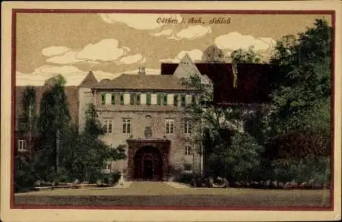 Ak Cöthen Köthen in Anhalt, Schloss