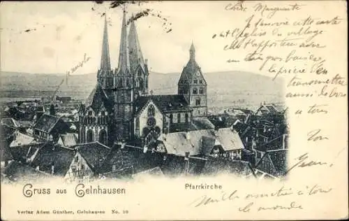 Ak Gelnhausen in Hessen, Pfarrkirche