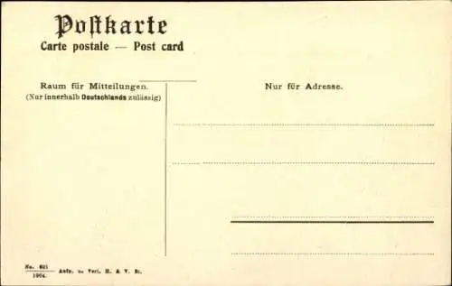 Ak Stuttgart in Württemberg, Schlosshof