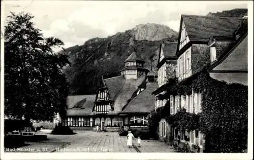 Ak Bad Münster am Stein Bad Kreuznach an der Nahe, Badehaus