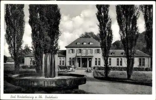 Ak Niederbreisig Bad Breisig am Rhein, Badehaus