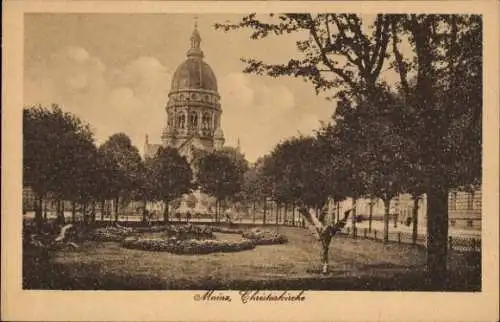 Ak Mainz am Rhein, Christuskirche