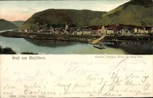 Ak Moselkern an der Mosel, Panorama