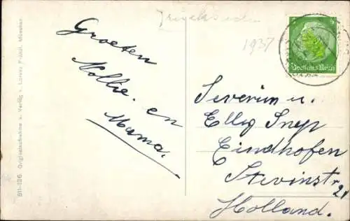 Ak Starnberg am Starnberger See Oberbayern, Dampfer, Boote, Gebirge