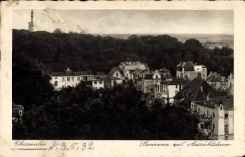 Ak Eberswalde im Kreis Barnim, Panorama, Aussichtsturm