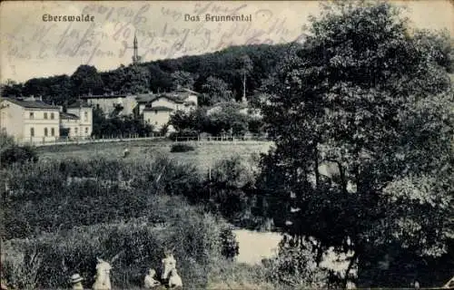 Ak Eberswalde im Kreis Barnim, Brunnental