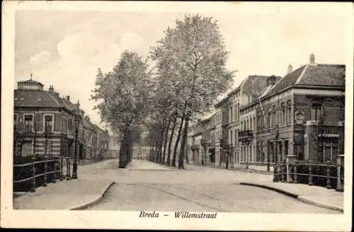 Ak Breda Nordbrabant Niederlande, Willemstraat