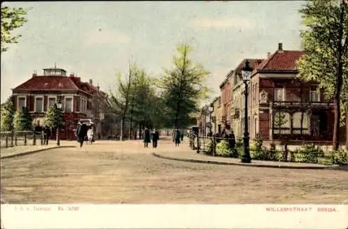 Ak Breda Nordbrabant Niederlande, Willemstraat