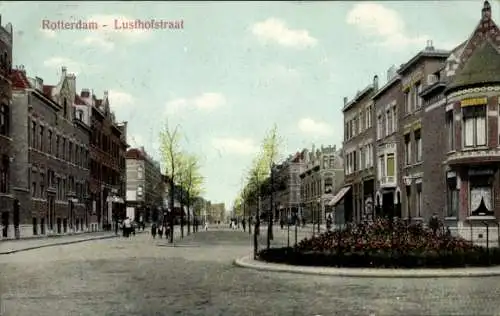 Ak Rotterdam Südholland Niederlande, Lusthofstraat