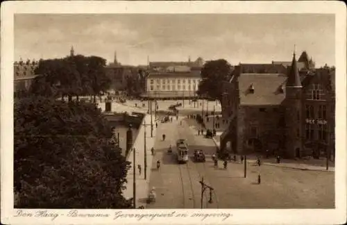 Ak  Den Haag Südholland Niederlande, Panorama Gevangenpoort