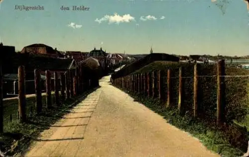 Ak Den Helder Nordholland Niederlande, Dijkgezicht