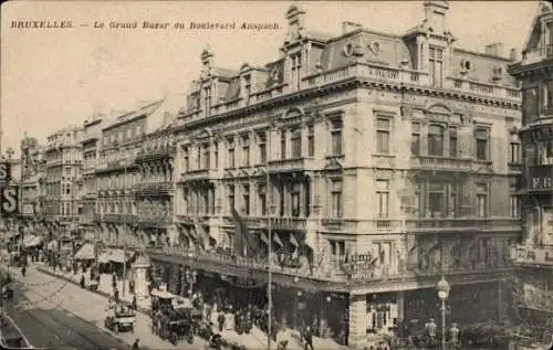 CPA Bruxelles Bruxelles, Grand Bazar, Boulevard Anspach