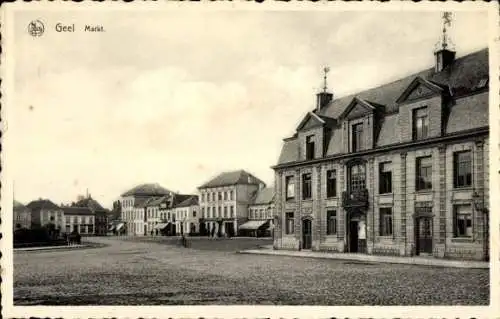 Ak Gheel Geel Flandern Antwerpen, Geel Markt.