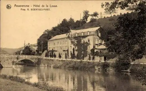 Ak Anseremme Dinant Wallonien Namur, Hotel de la Lesse