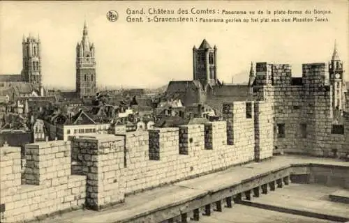 CPA Gand Gand Flandre Orientale, Château des Comtes