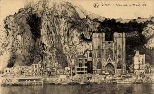 Ak Dinant Wallonien Namur, Eglise, 1914