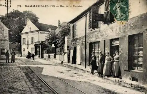 CPA Dammarie les Lys Seine et Marne, Rue de la Fontaine