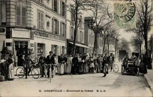 CPA Adamville Val de Marne, Boulevard de Creteil