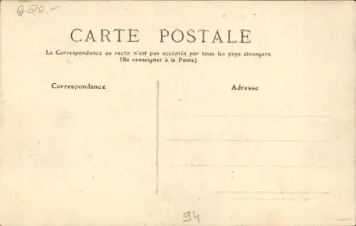 Ak Vincennes Val de Marne, Revue-Manoeuvre, M. Berteaux, General Sylvestre, 1905