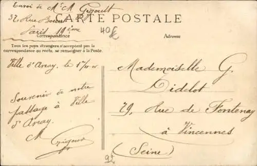 CPA Ville-d'Avray Hauts de Seine, Gare